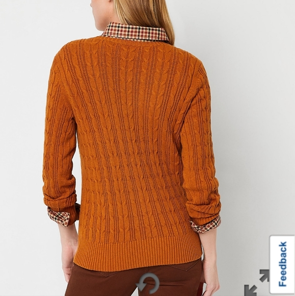 St. John's Bay Sweaters - St. John's Bay crewneck sweater - women's XL